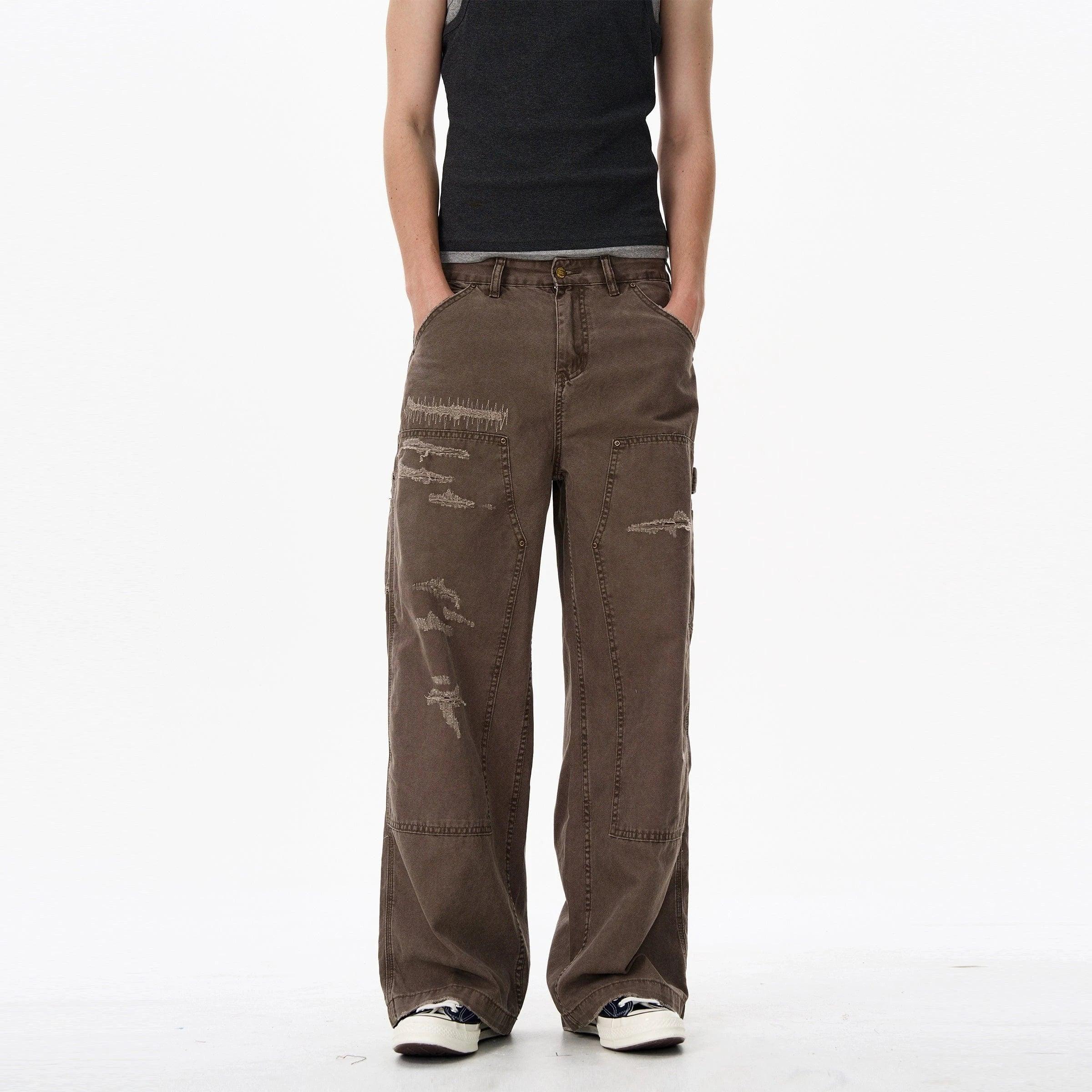 RT No. 18140 DISTRESSED CARPENTER JEANS Product Image