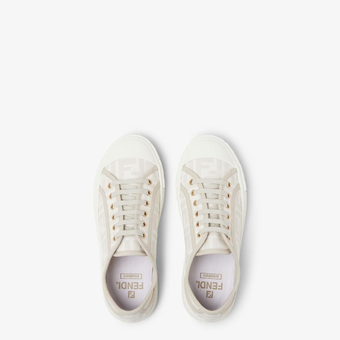 DominoWhite FF fabric low-tops Product Image