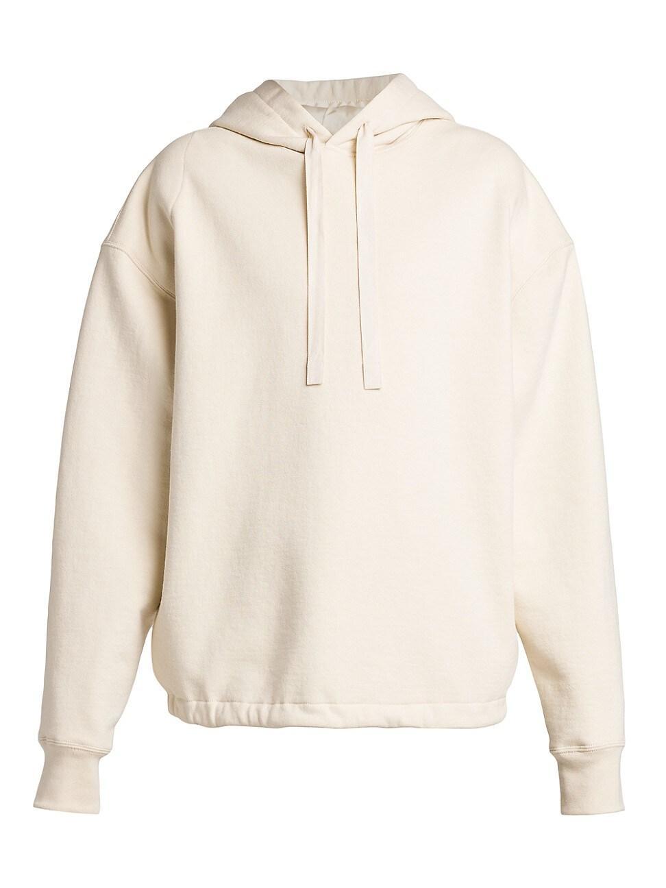 Mens Stretch-Cotton Drawstring Hoodie Product Image