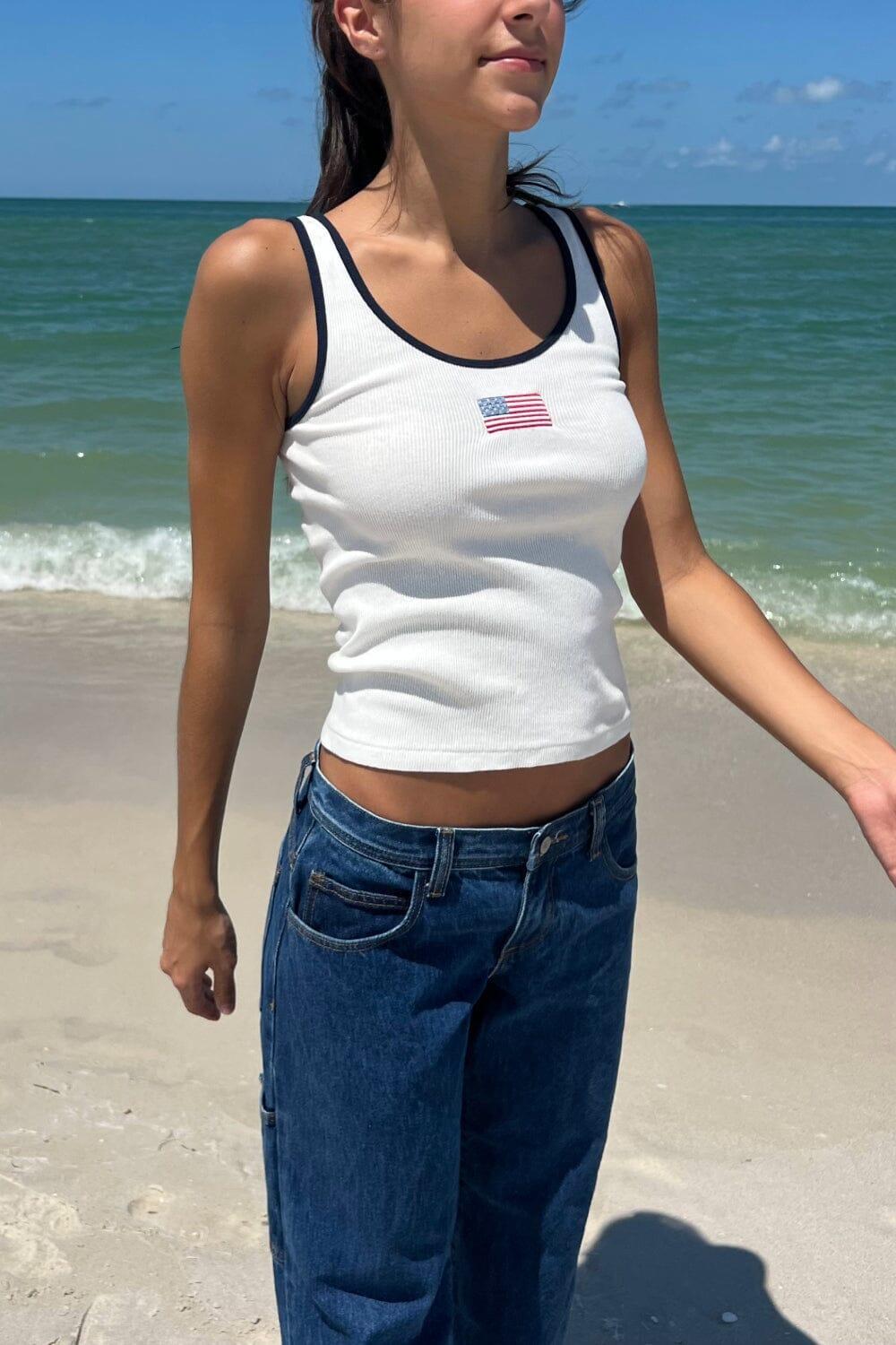 Beyonca Usa Flag Top Product Image