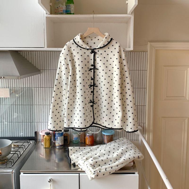 Dotted Pajama Set Product Image