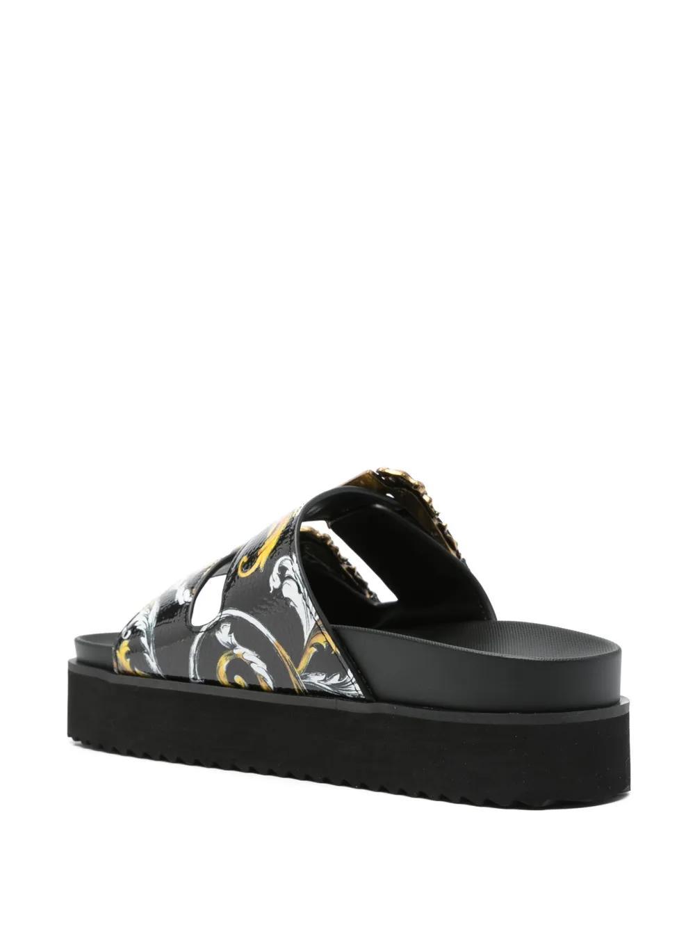 Barocco-print slides Product Image