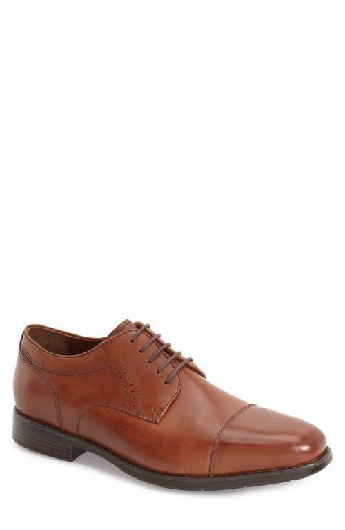 Johnston  Murphy Branning XC4 Waterproof Leather Cap Toe Brogue Detail Oxfords Product Image