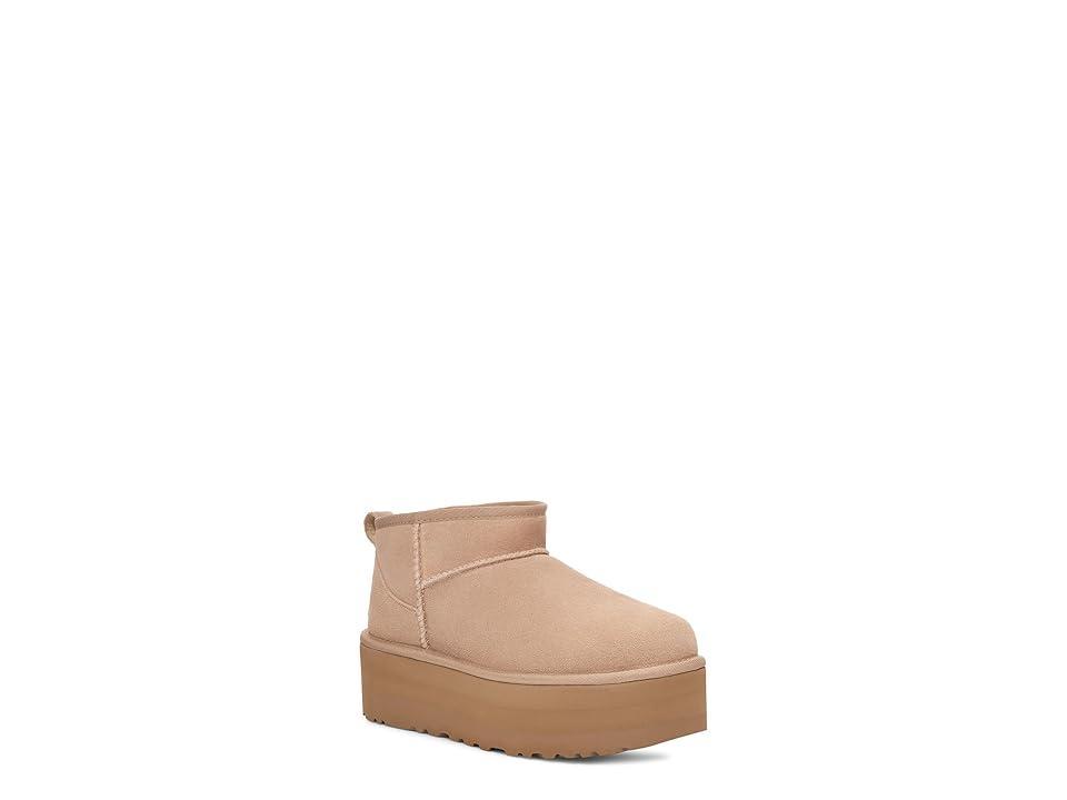 UGG Classic Ultra Mini Platform Suede Booties Product Image