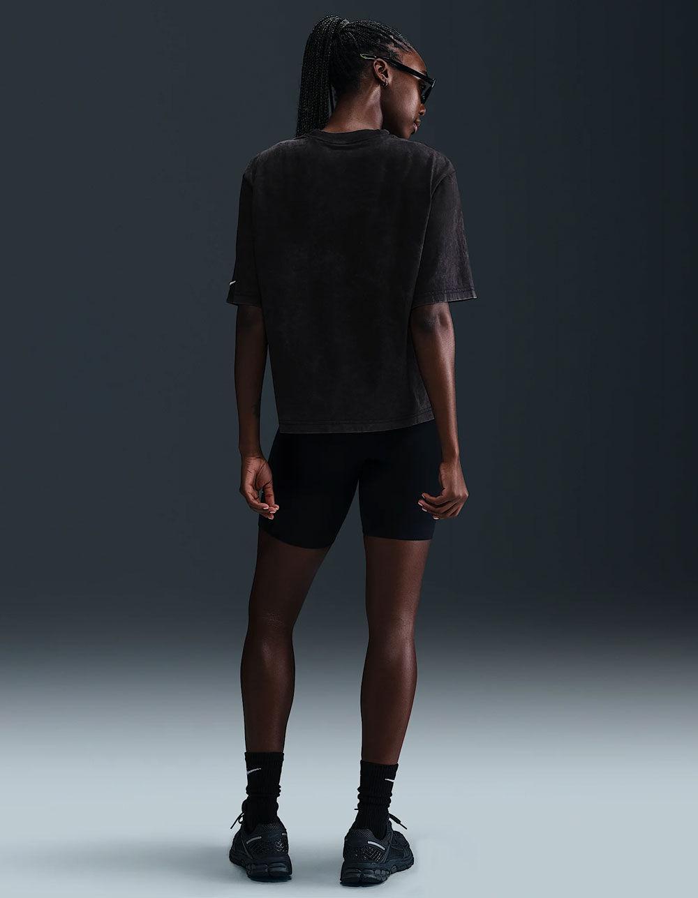 NIKE Sportswear Womens Boxy Tee - WASHED BLACK Product Image