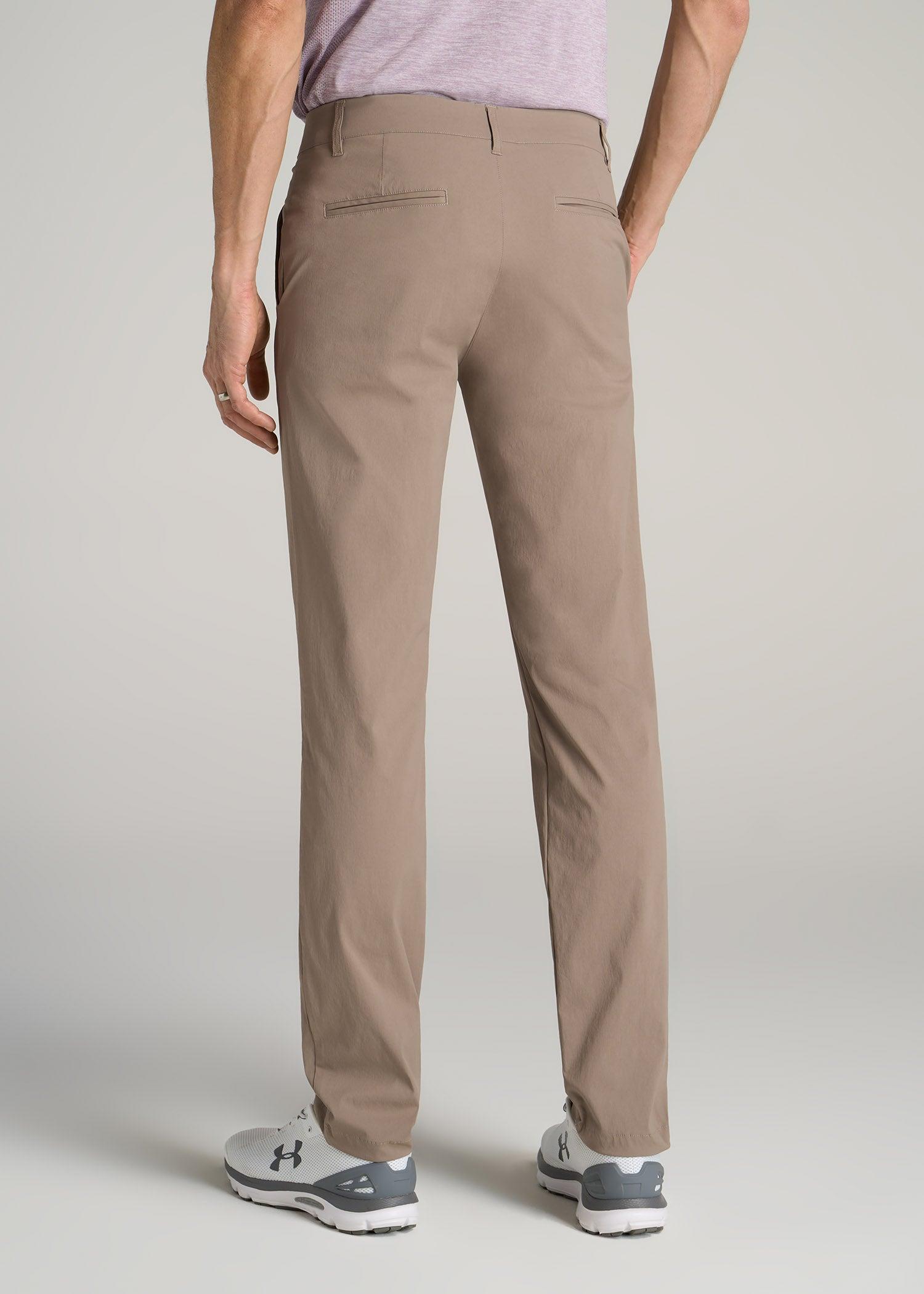 TAPERED FIT Traveler Chino Pants for Tall Men in Light Khaki Product Image