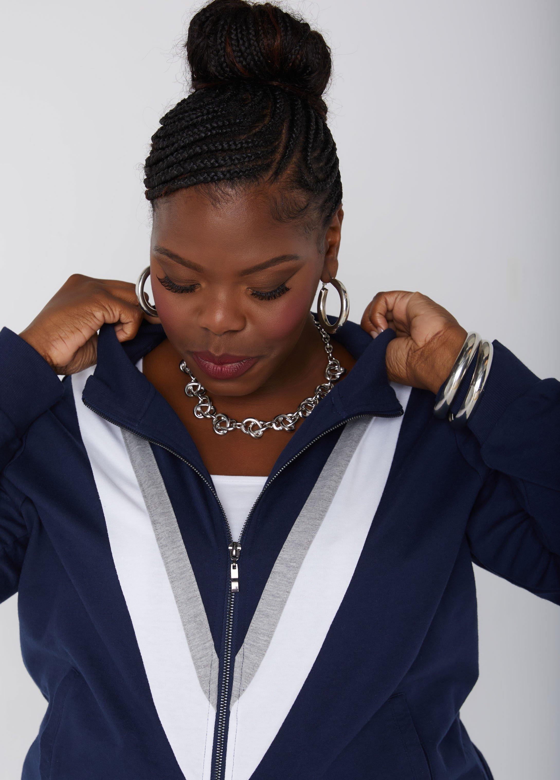 Striped Terry Track Jacket Product Image