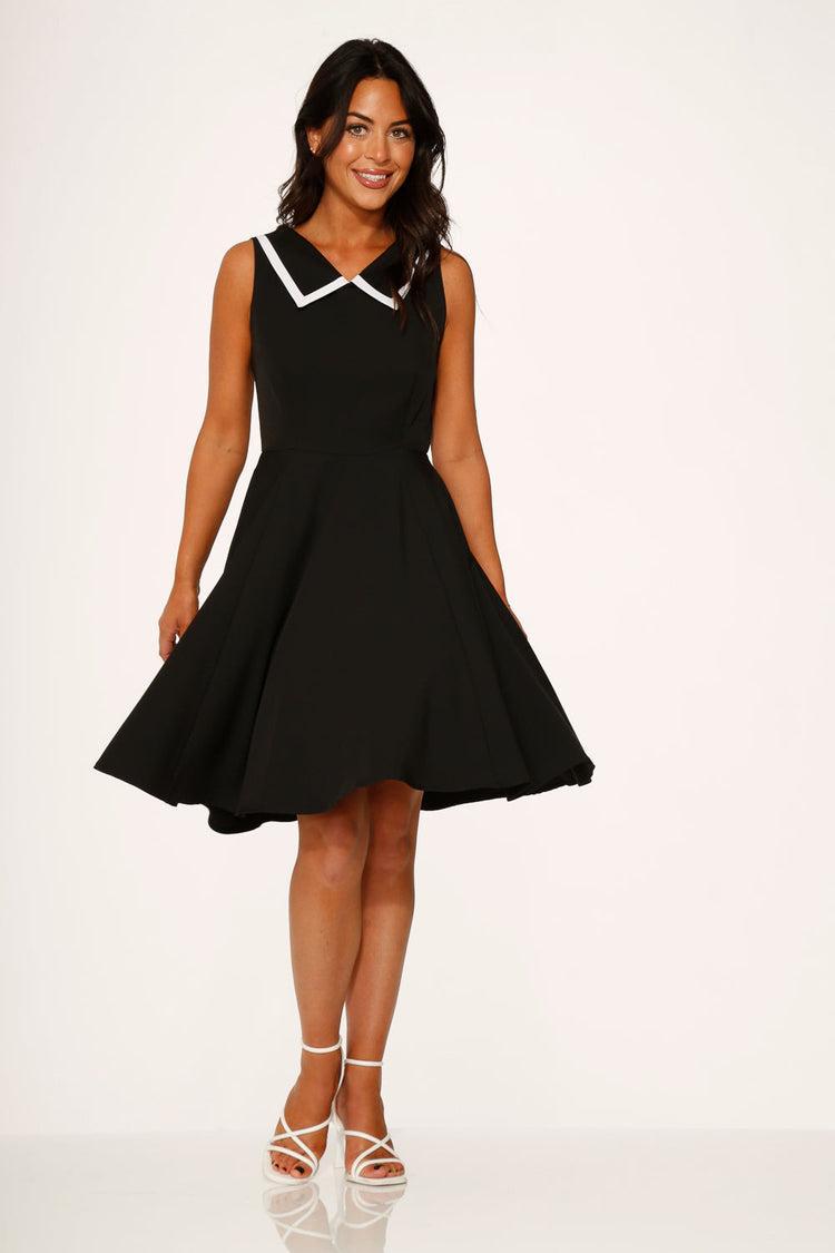 Black & White Swing Dress Product Image