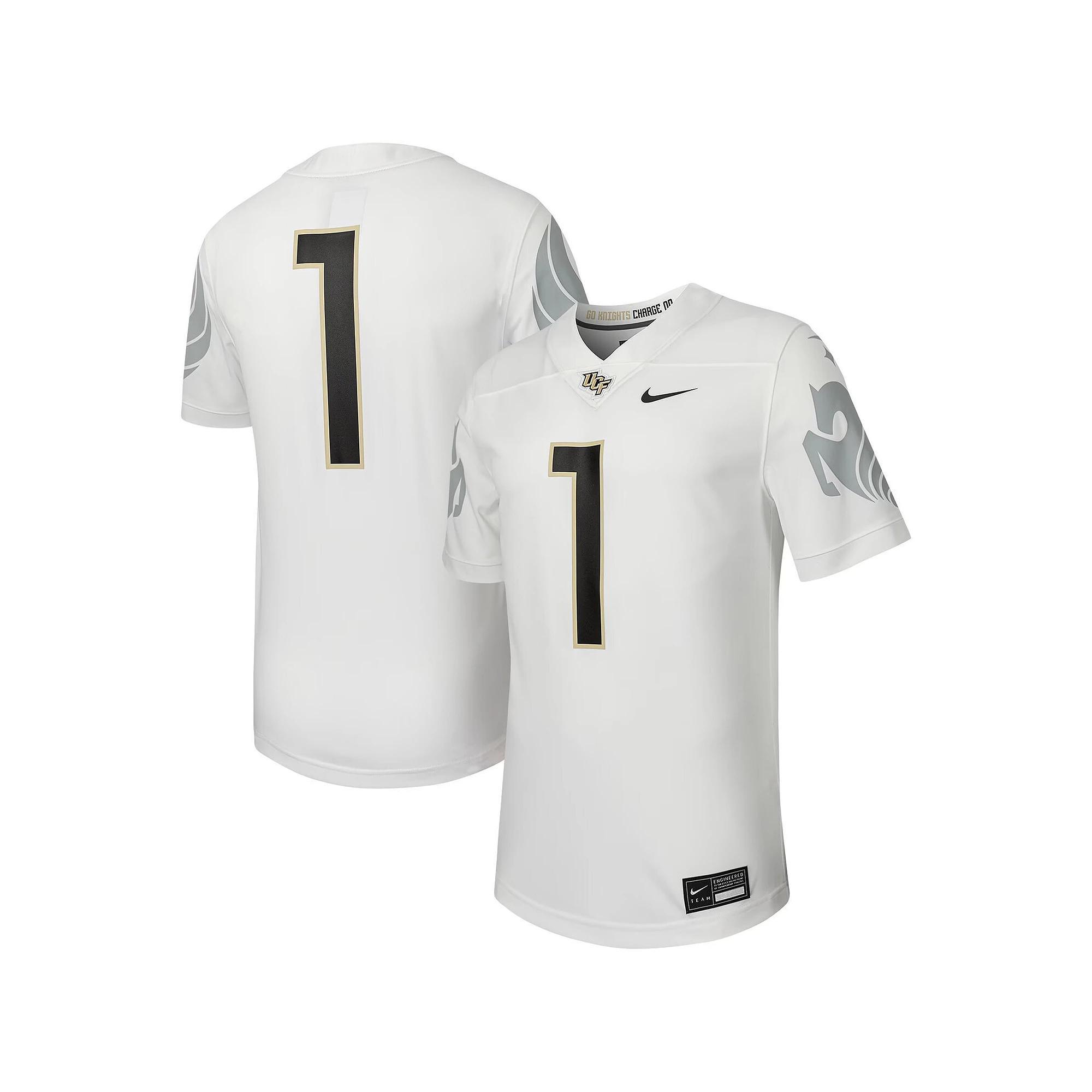 Men's Nike #1 White UCF Knights Untouchable Replica Football Jersey, Size: Large Product Image