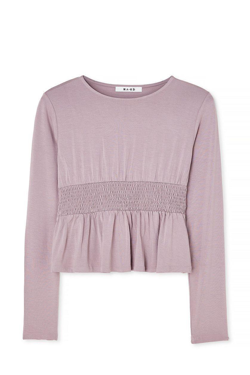Long Sleeve Smock Top Product Image