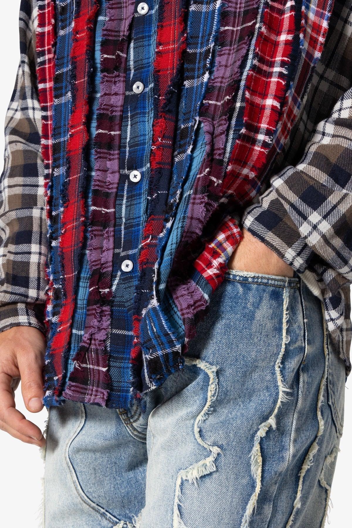Tuxedo Vintage Flannel Shirt - Multi Product Image