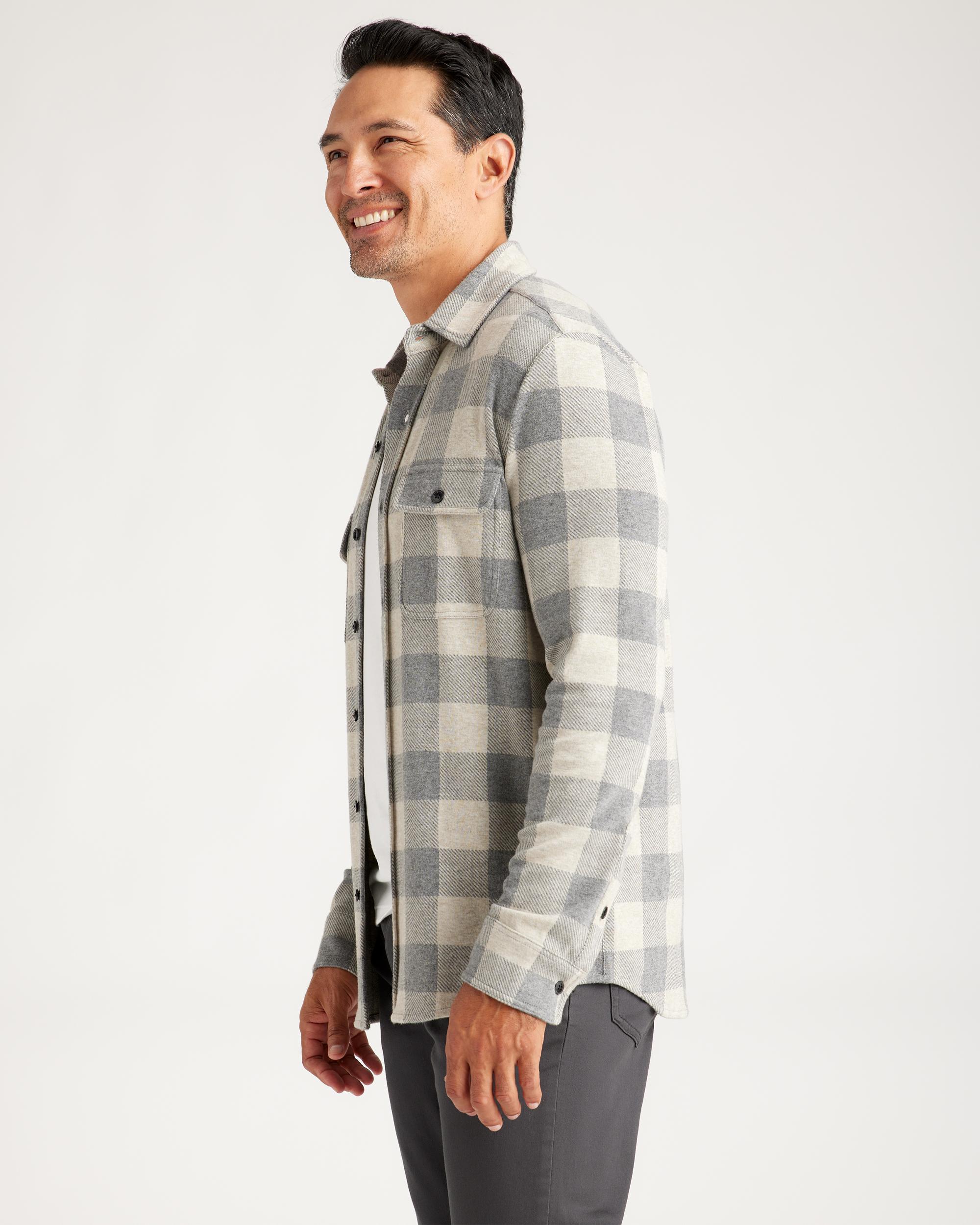 Quince | Men's Stretch Sweater Fleece Shirt Recycled Polyester Product Image