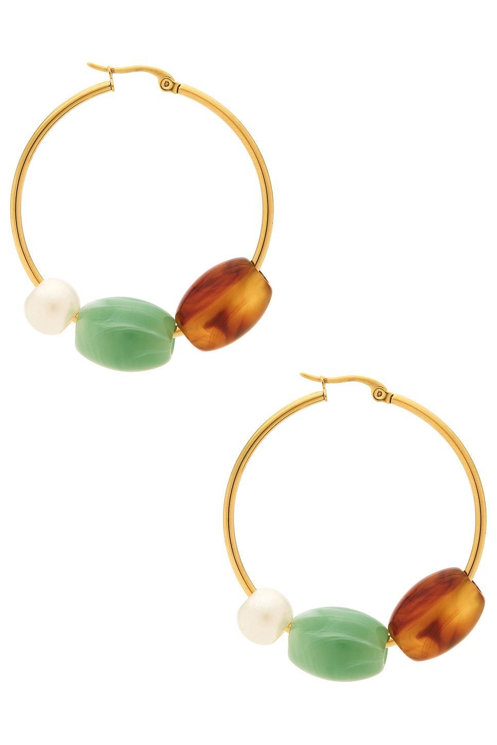 Drift Hoop Earrings petit moments Product Image