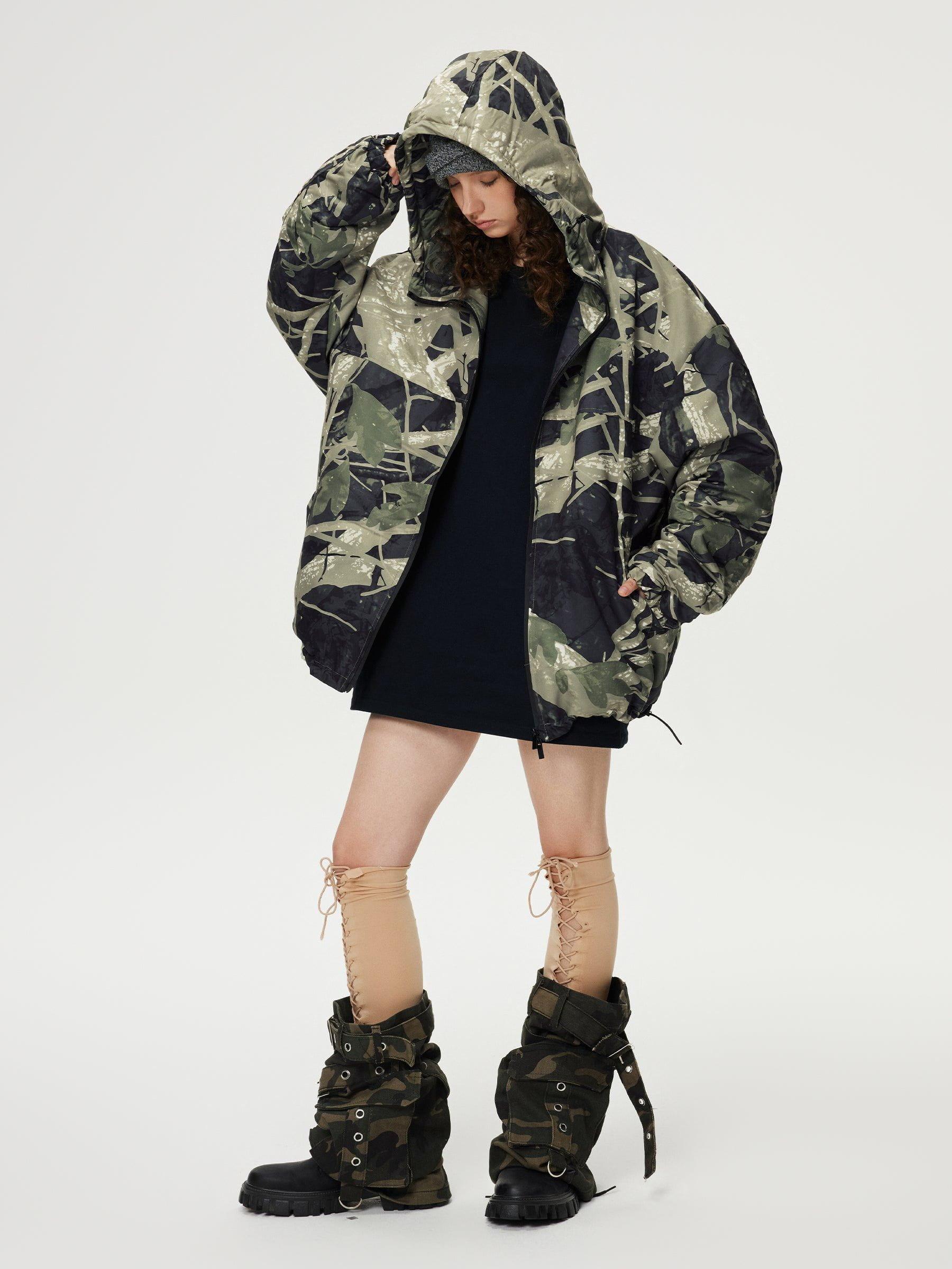 Aelfric Eden Camouflage Branch Graphic Coat Product Image