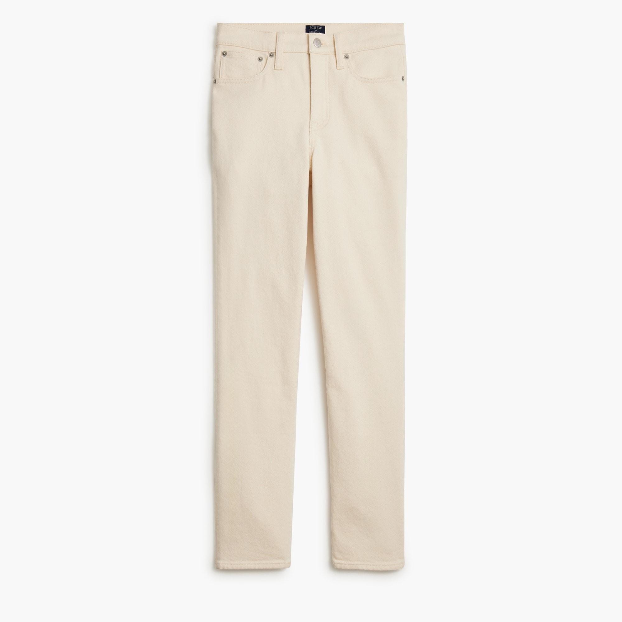Essential straight ecru jean in all-day stretch Product Image