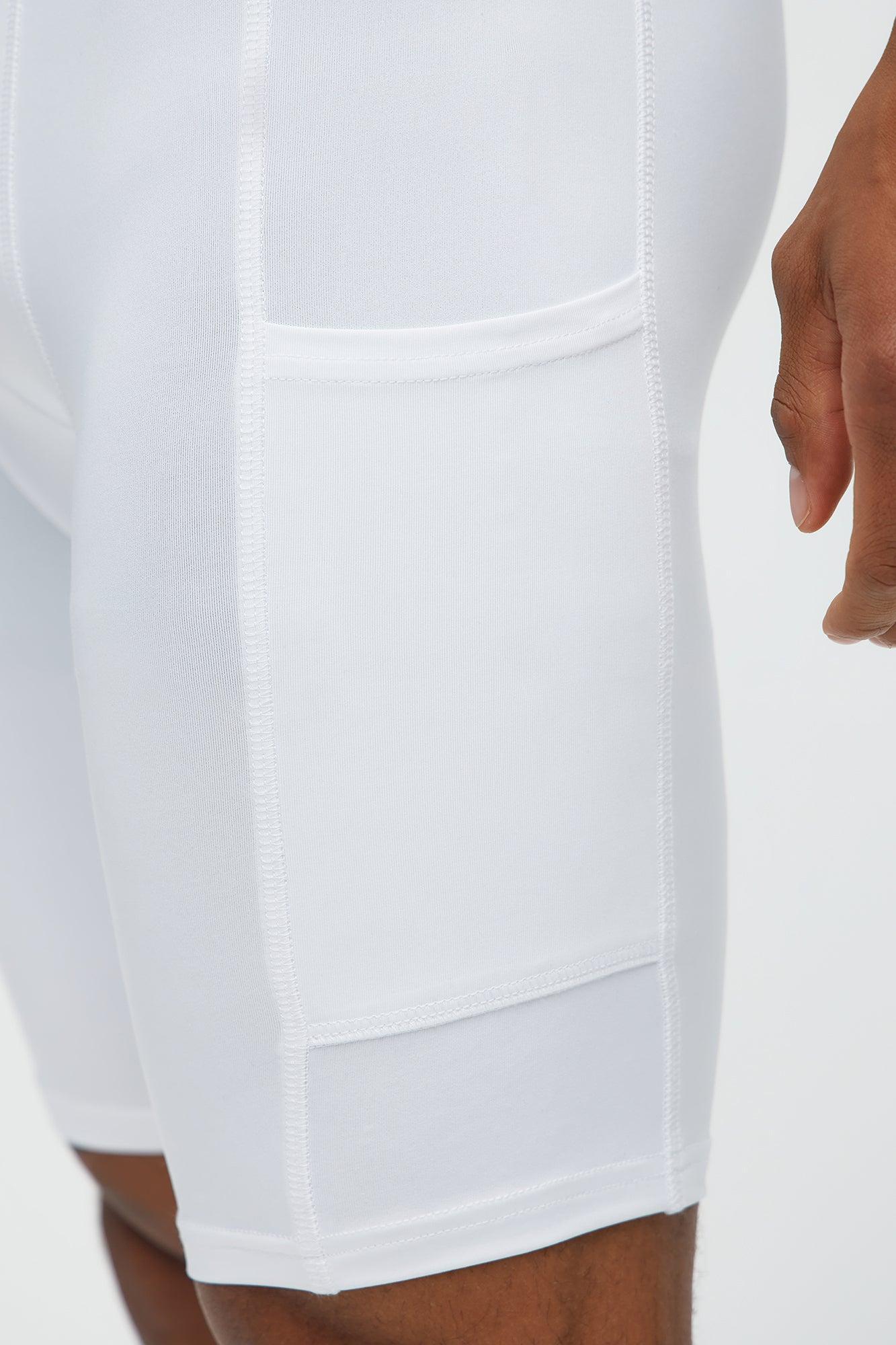 Vital Base Layer Compression Short - White Product Image