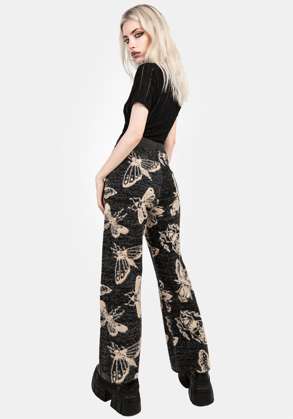 Silkmoth Knit Wide Leg Sweatpants Product Image