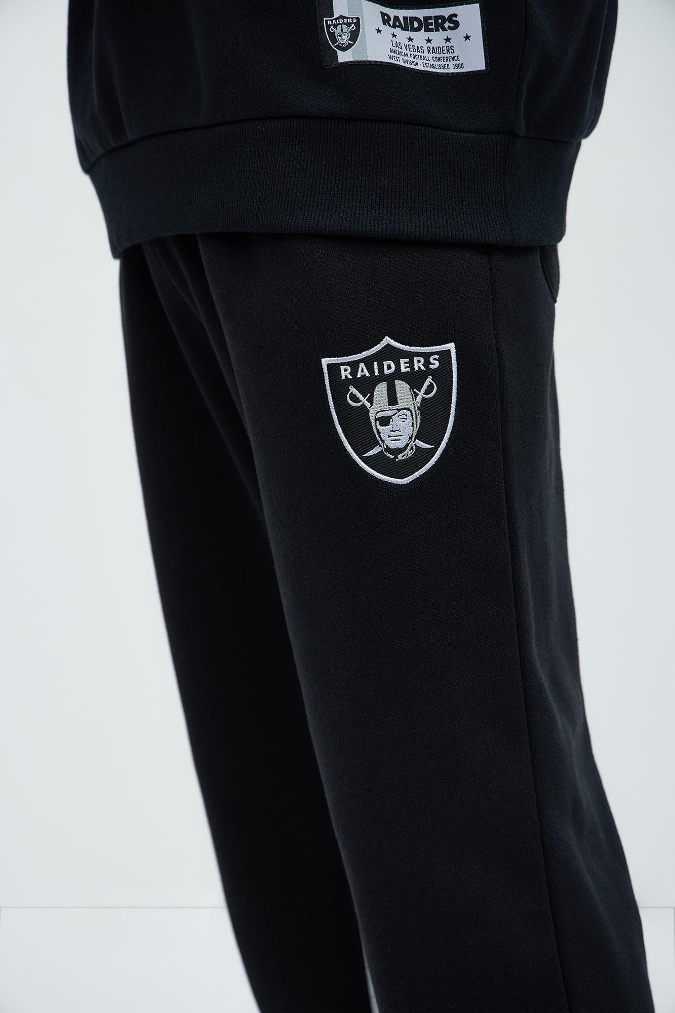 Raiders Bold Flare Sweatpants - Black Product Image