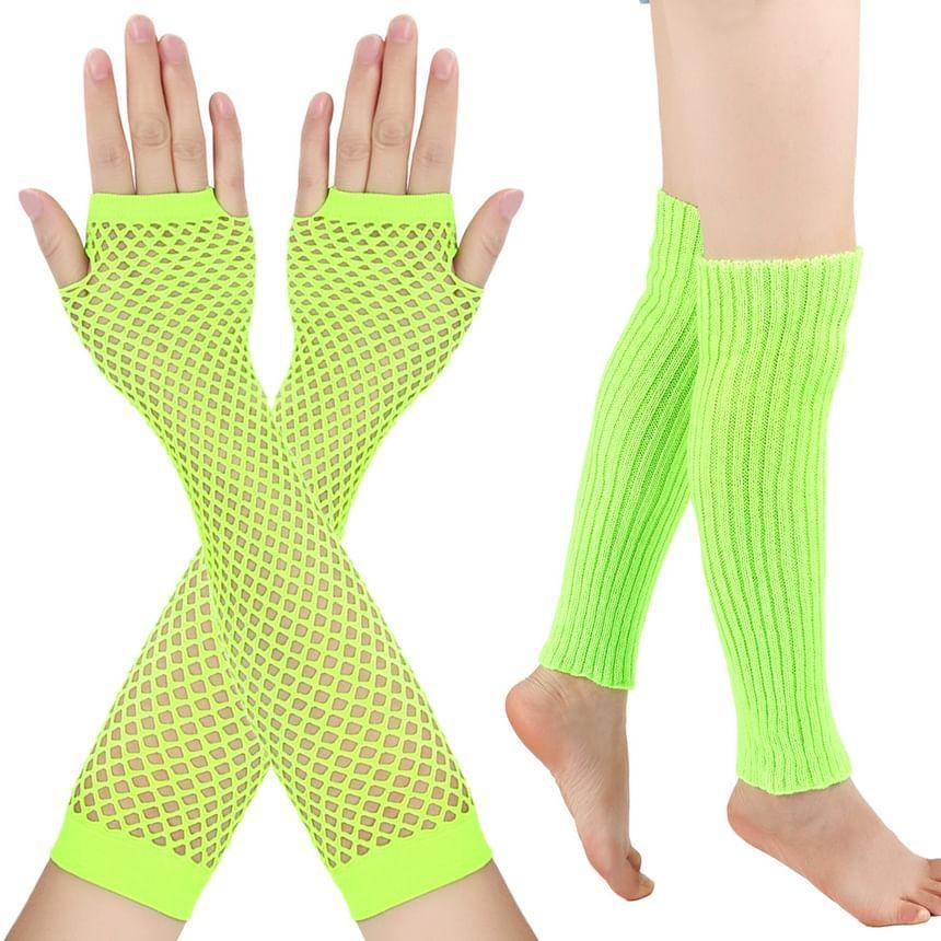 Set:  Fishnet Arm Sleeves + Calf Sleeve Product Image