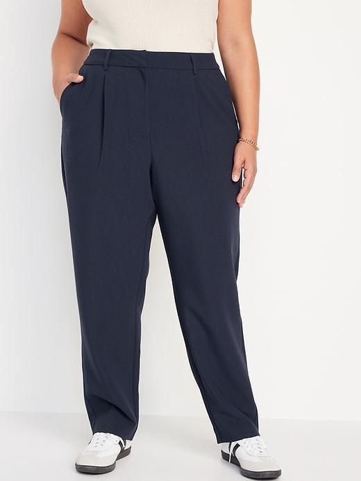 Extra High-Waisted Relaxed Slim Taylor Pants Product Image