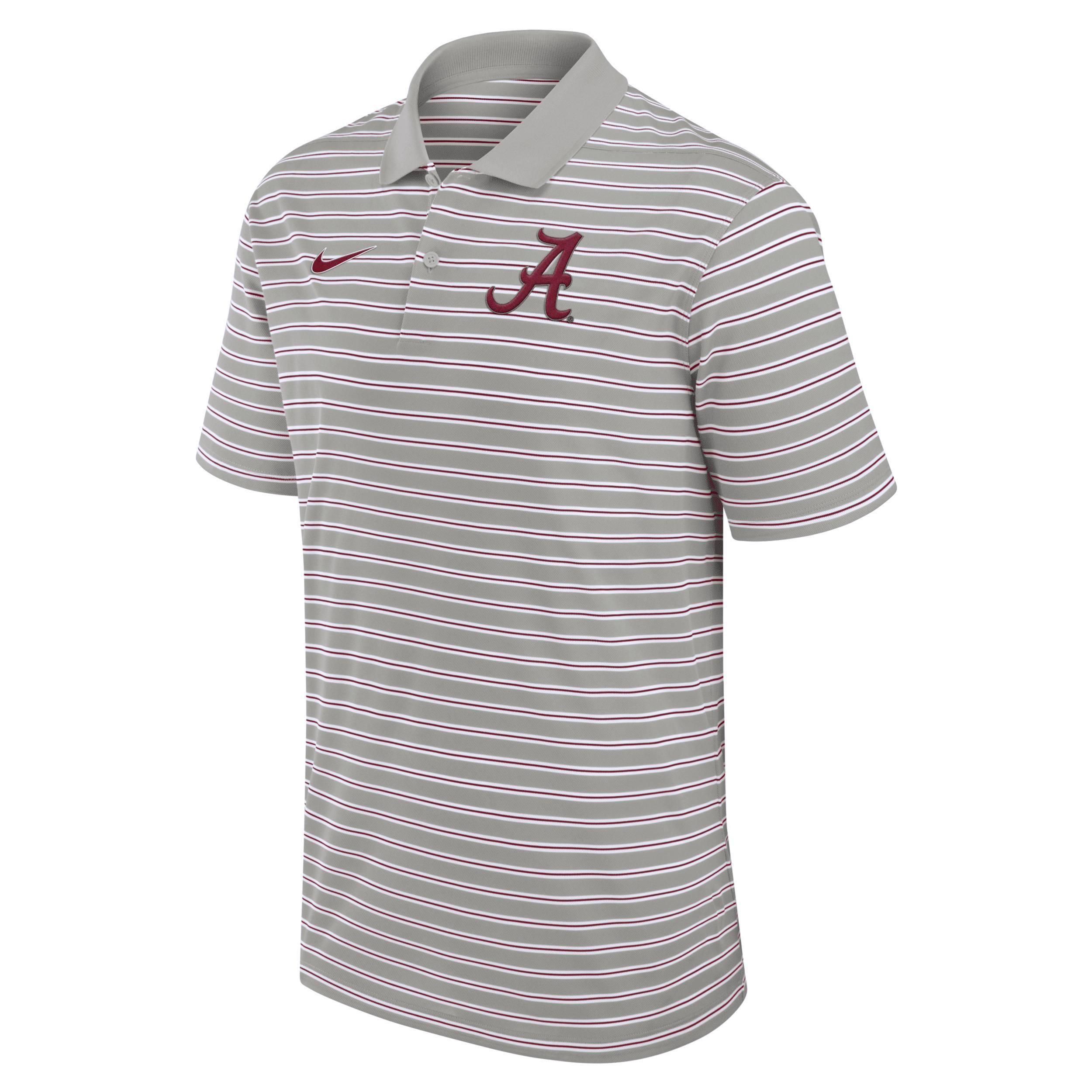 Men's Nike Pewter/White Kentucky Wildcats Primetime Victory Striped Performance Polo, Size: Small, Charco Product Image
