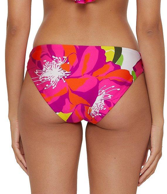 Trina Turk Bloom Shirred Tab Side Hipster Swim Bottom Product Image