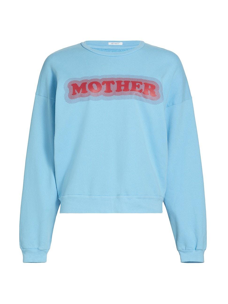 Womens The Drop Square Logo Cotton Sweatshirt Product Image