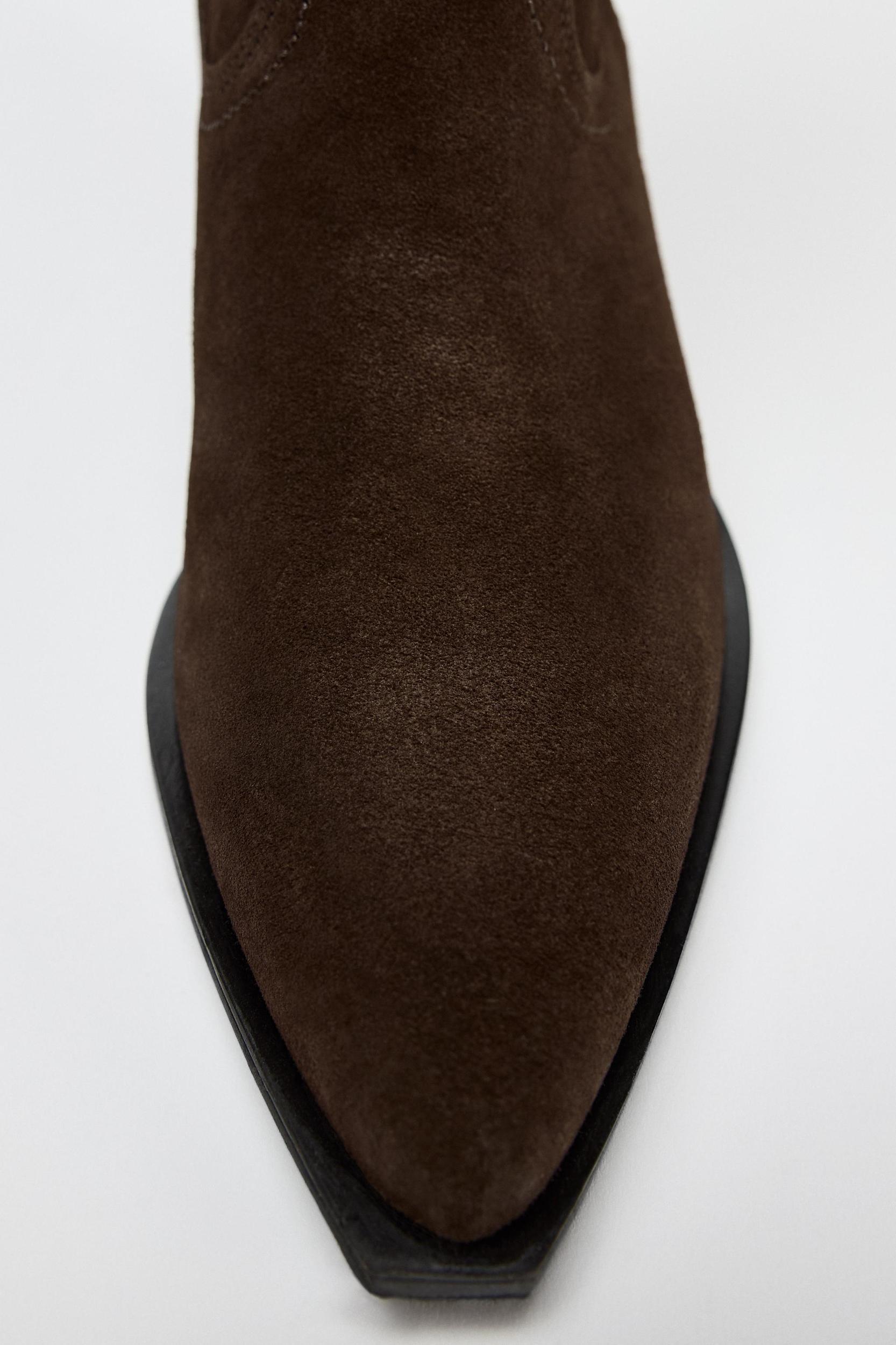 SUEDE COWBOY BOOTS Product Image