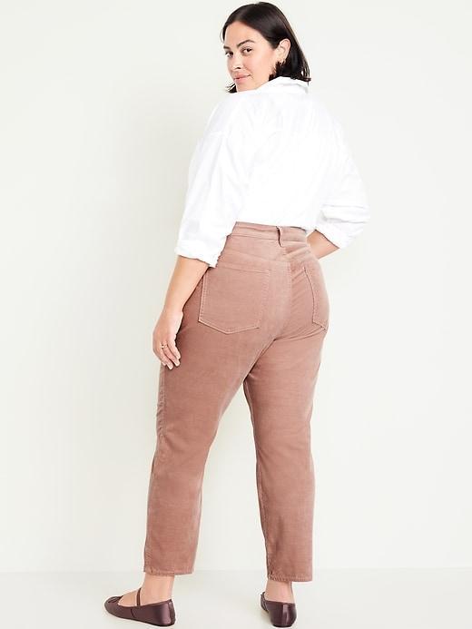 High-Waisted OG Straight Corduroy Ankle Pants Product Image