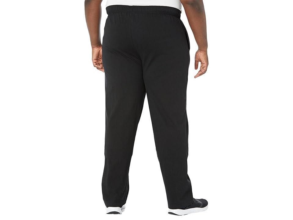 Mens Champion Lightweight Lounge Pants, Open Hem, C Logo (Big & Tall) Oxford Grey 3XT Product Image