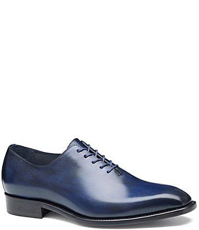 Johnston  Murphy Collection Mens Larson Calfskin One Piece Plain Toe Oxfords Product Image