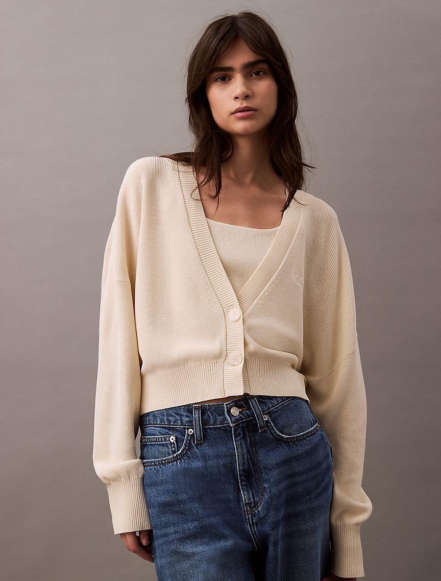 2-In-1 Cropped Cardigan and Tank Top Set Product Image