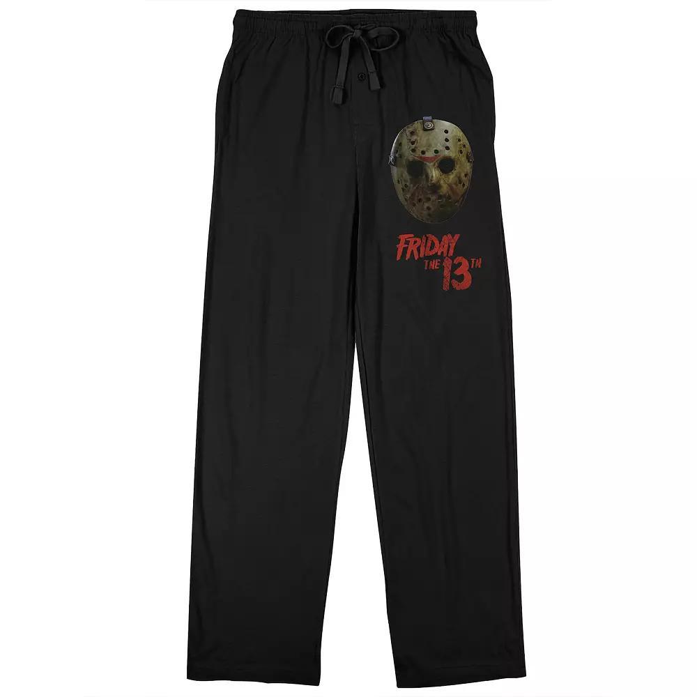 Men's Friday The 13th Jason's Mask Sleep Pants, Size: XXL, Multi Product Image