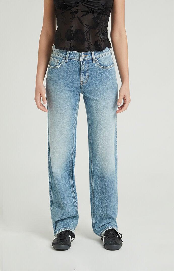 Women's Jordyn Stretch Low Rise Straight Leg Jeans - Product Image