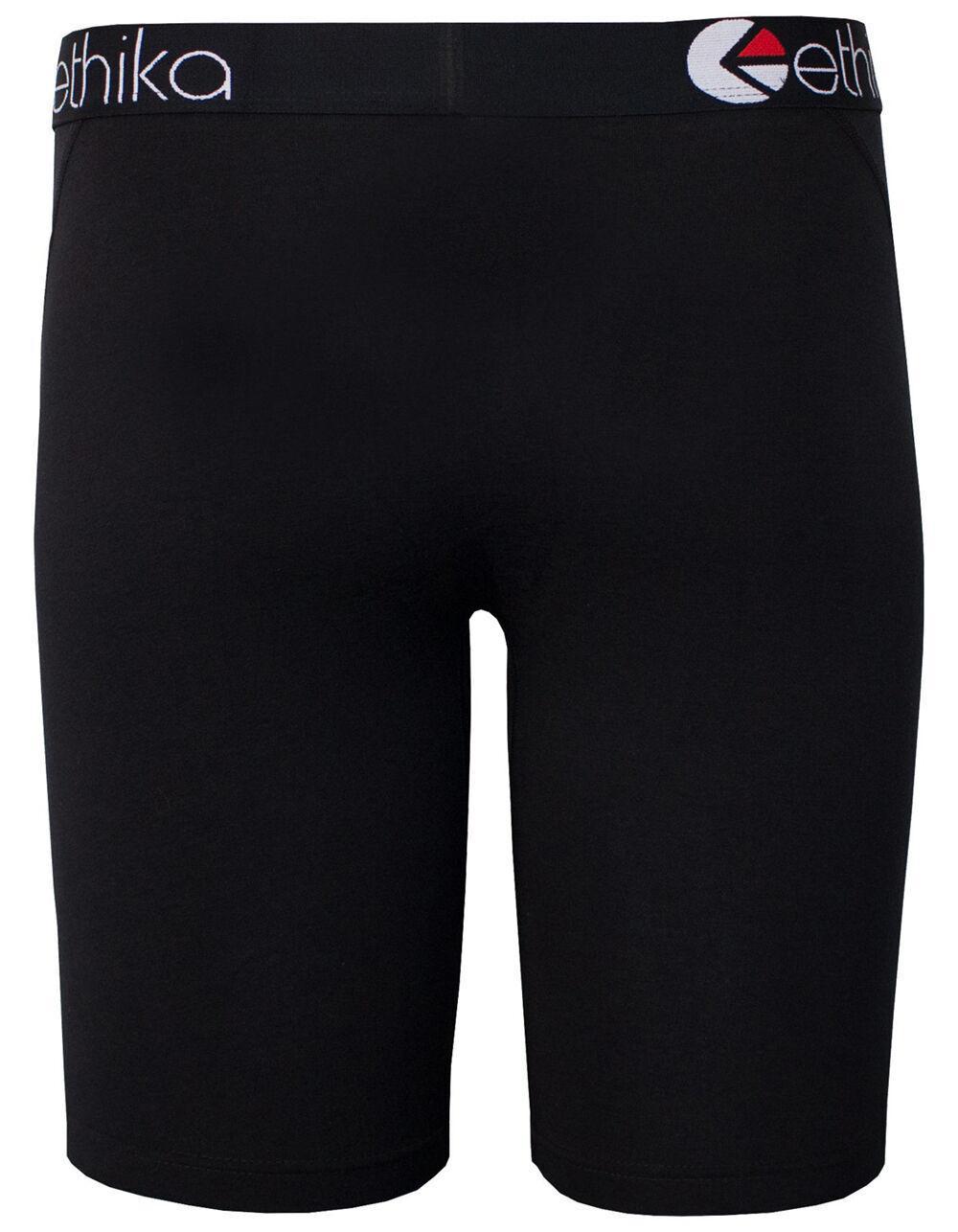 ETHIKA The Staple Mens Boxer Brief - BLACK Product Image