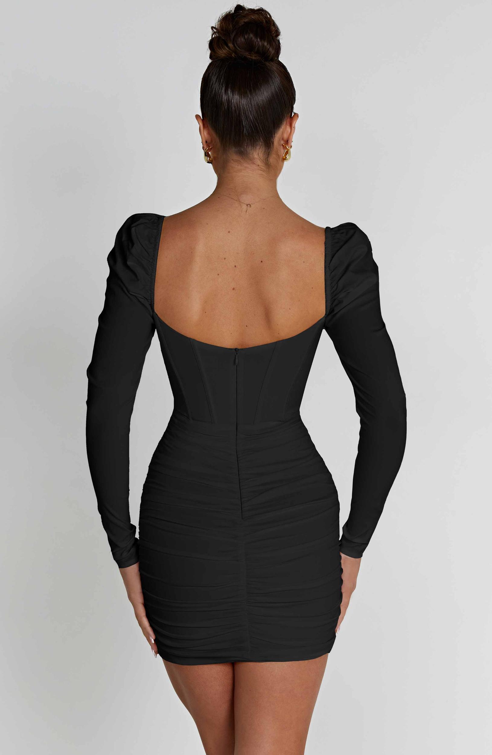 Louise Mini Dress - Black Product Image