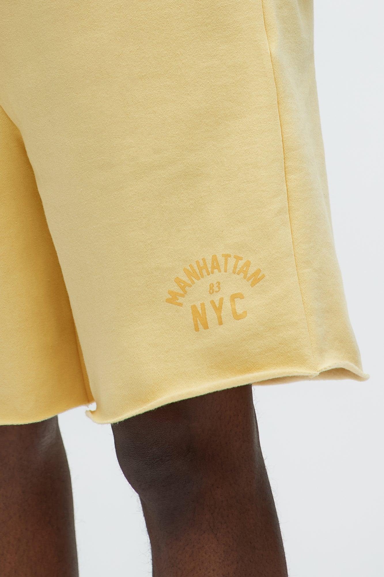 Manhattan Sweatshorts - Yellow Product Image