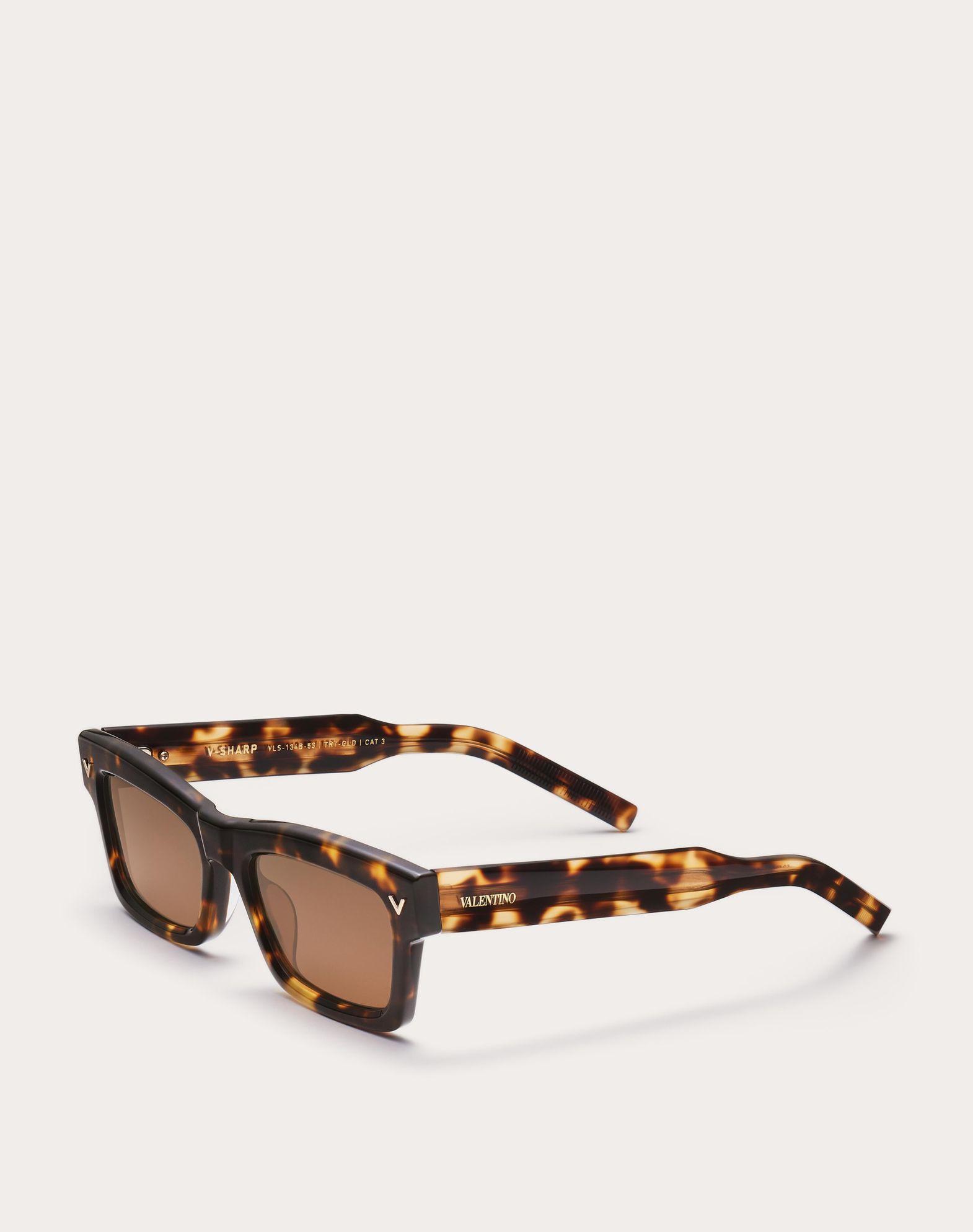 V-SHARP RECTANGULAR ACETATE FRAME Product Image