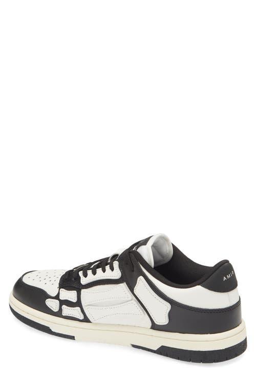 AMIRI Skel Top Low-top Sneakers In Black White Product Image
