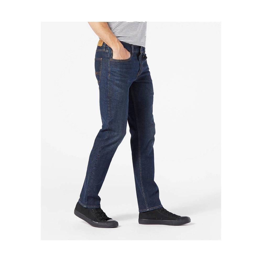 DENIZEN® from Levi's® Men's 216™ Slim Fit Jeans - Dark Blue 33x32: Heavyweight Cotton , Stretch, Low Rise Product Image
