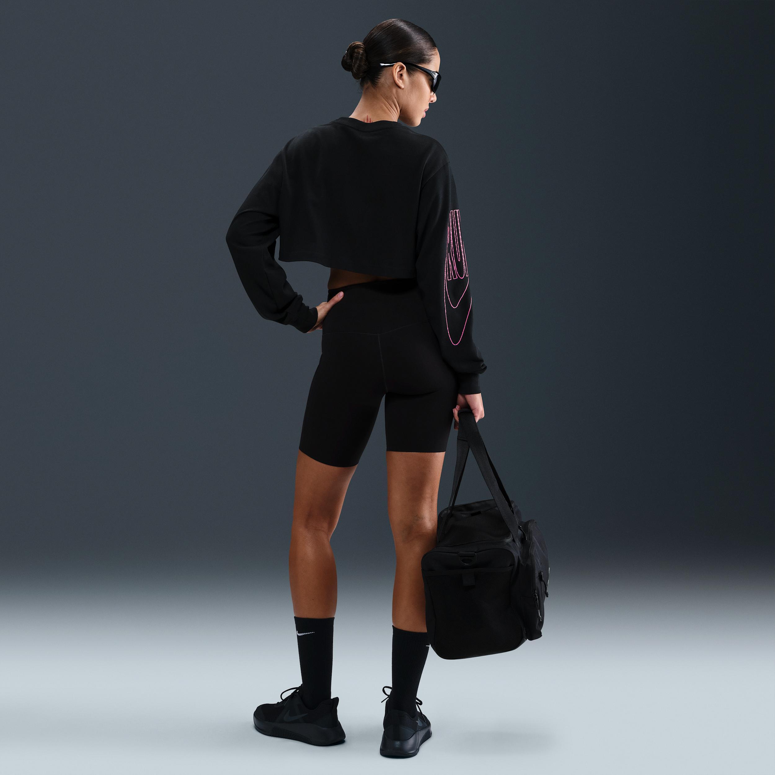 Nike Women's After Dark Tour Oversized Long-Sleeve Cropped T-Shirt Product Image