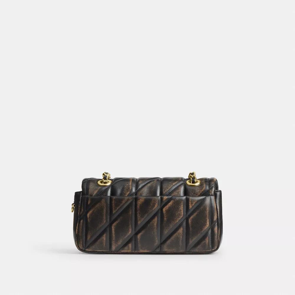 Tabby Shoulder Bag 20 In Loved Leather With Quilting Product Image