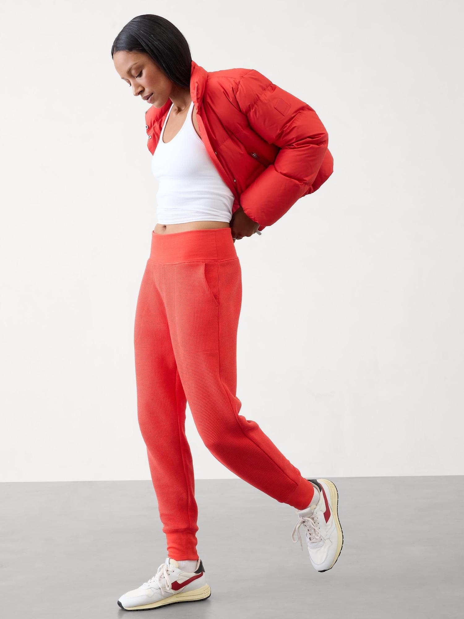 Coaster Luxe Waffle High Rise Jogger Product Image