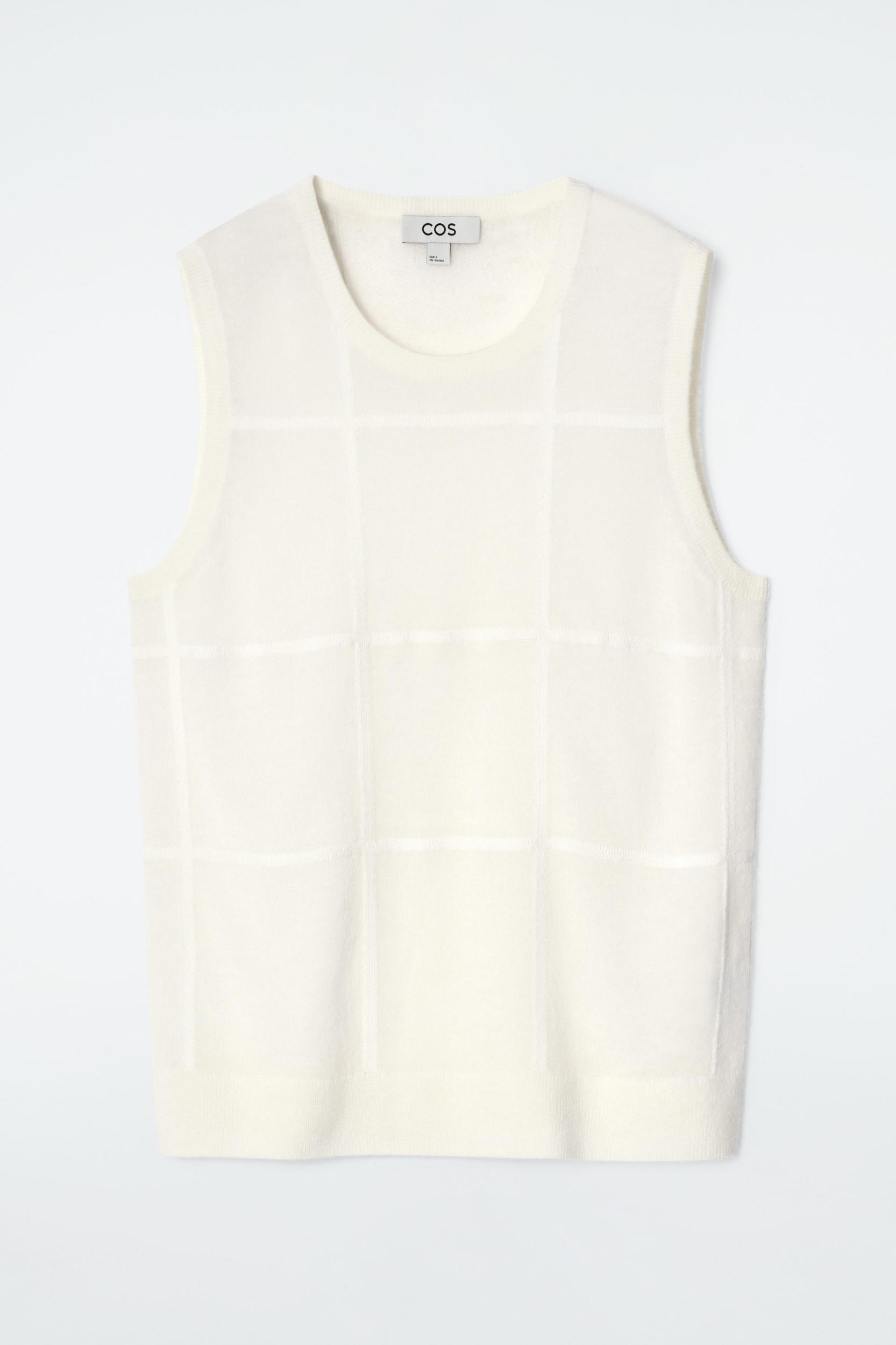 WINDOWPANE-CHECK TANK Product Image