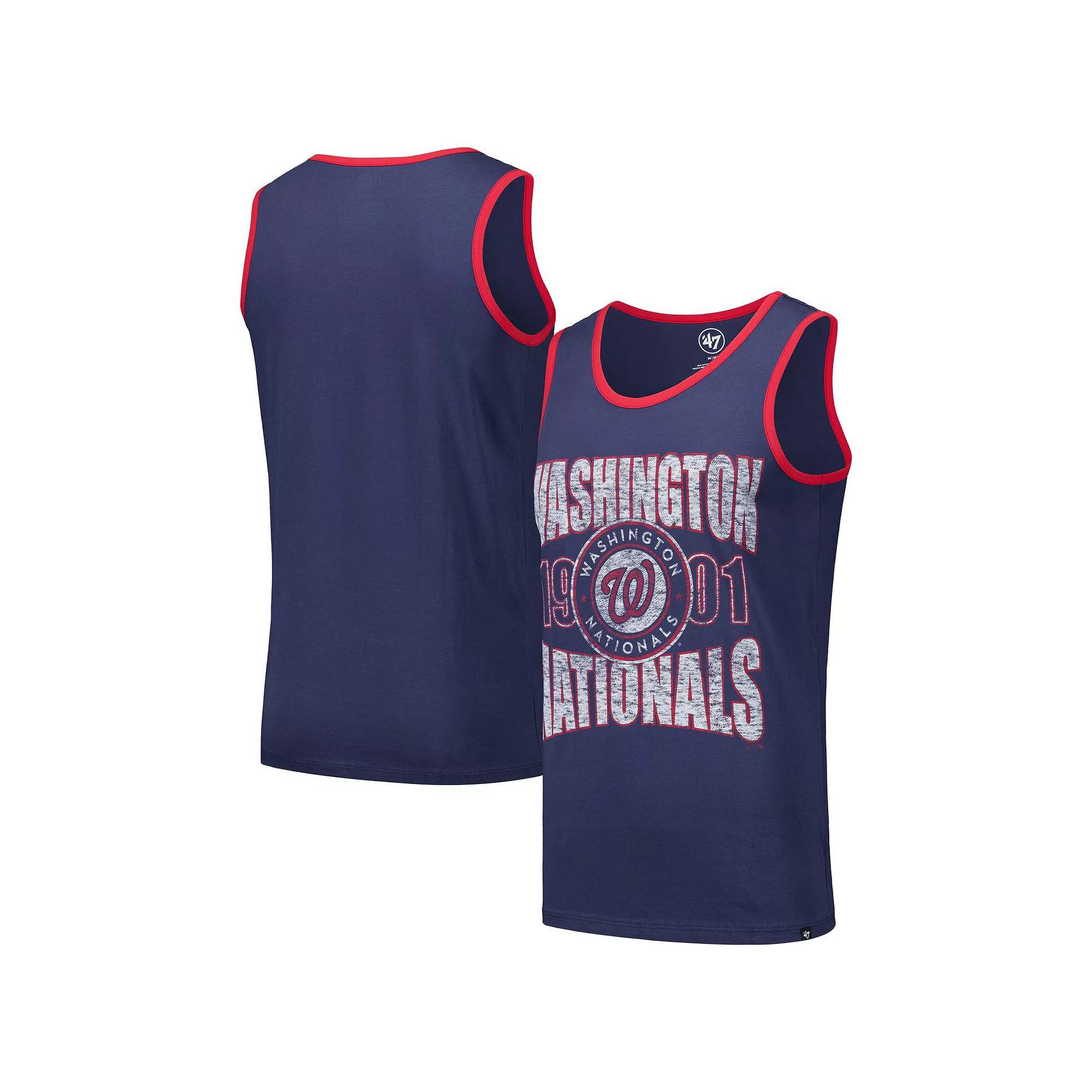 Men's '47 Navy Washington Nationals Upload Franklin Tank Top, Size: XL, Blue Product Image