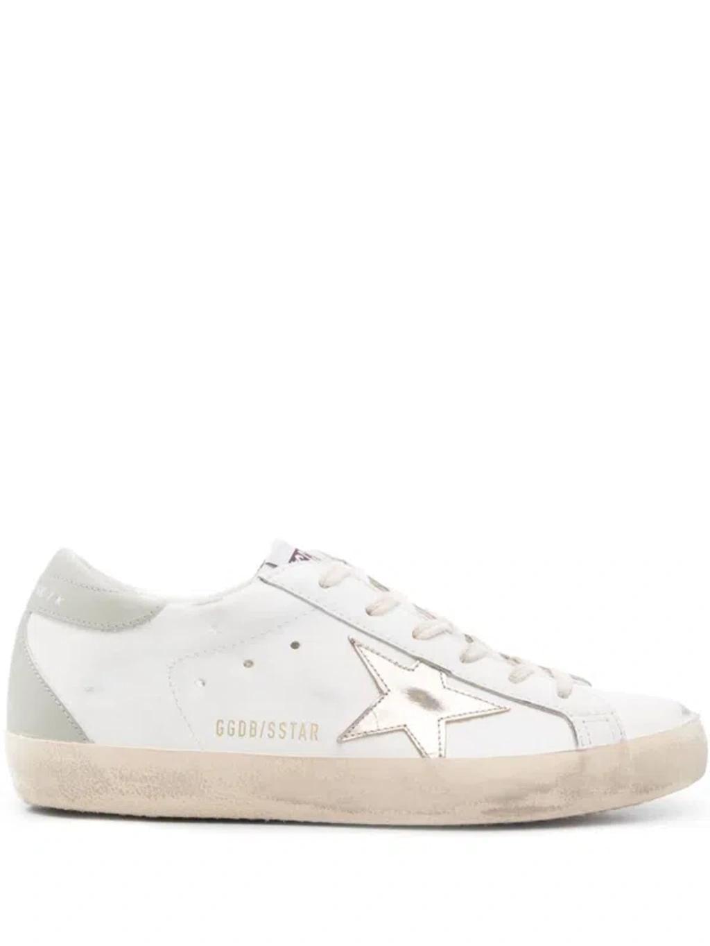 GOLDEN GOOSE Deluxe Brand Super Star Sneakers In White Product Image