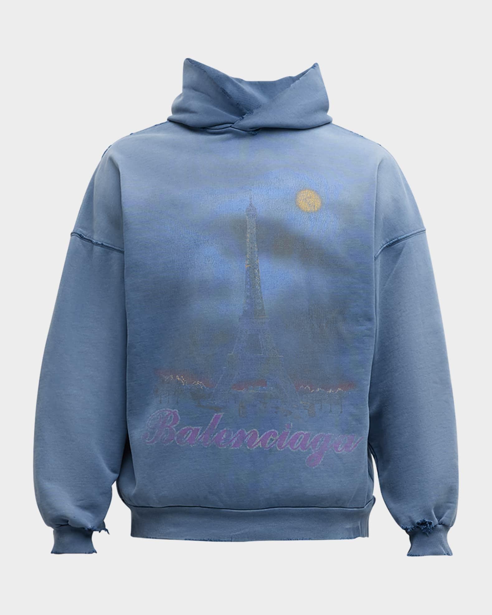 Men's Paris Moon Faded Hoodie Product Image