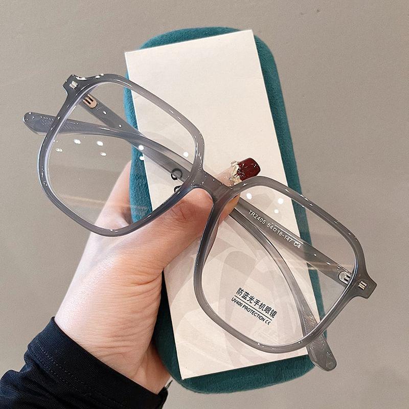Plain Square Eyeglasses Product Image
