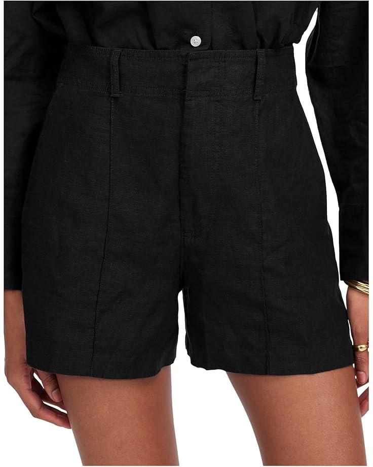 Women's Madewell Linen Trouser Shorts Product Image