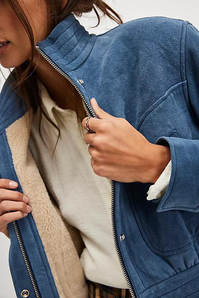We The Free Wes Suede Bomber Product Image